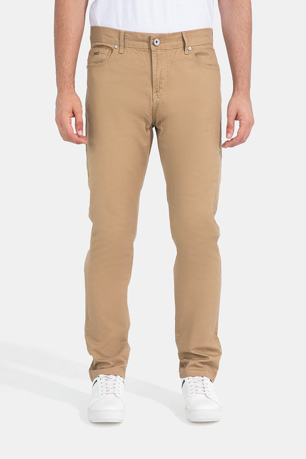 Camel Slim Fit Chino Pants