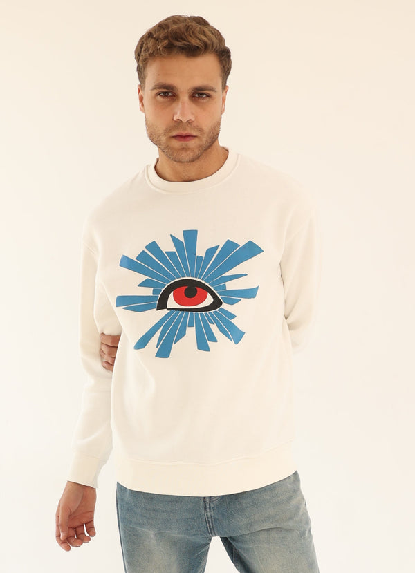 House Of Errors Sweatshirt -  White