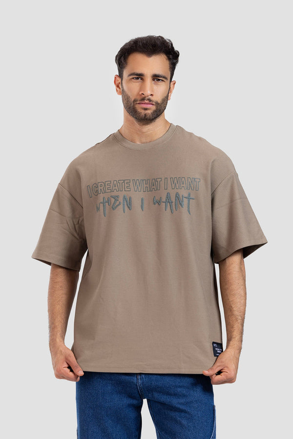 Crew Neck Over Size T-shirt
